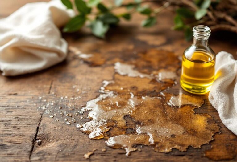 Astuce de grand-mère pour enlever la résine facilement