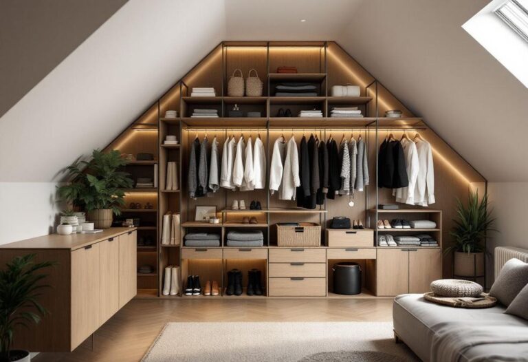 Fabriquer un dressing sous pente : guide pratique