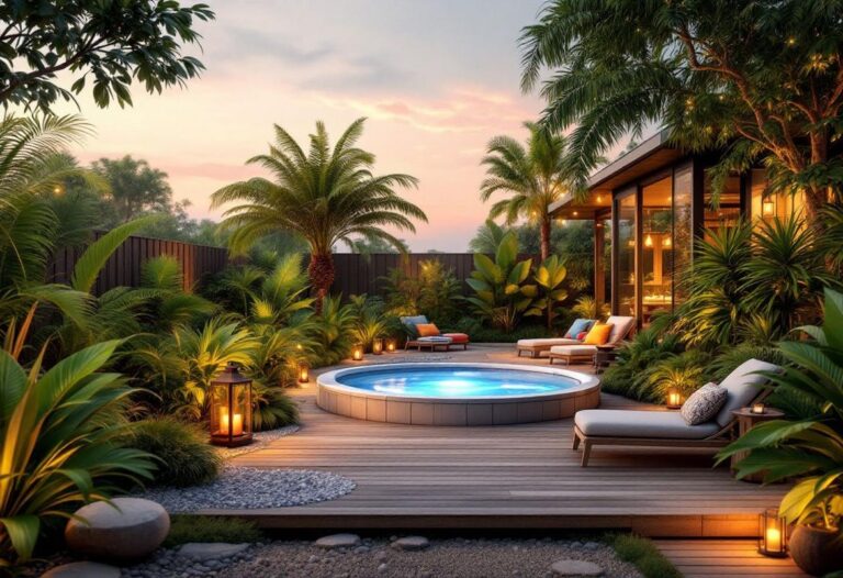 Idées d'aménagement d'un coin spa extérieur