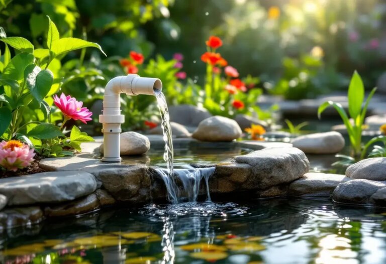 Fabriquer une pompe à bassin sans électricité