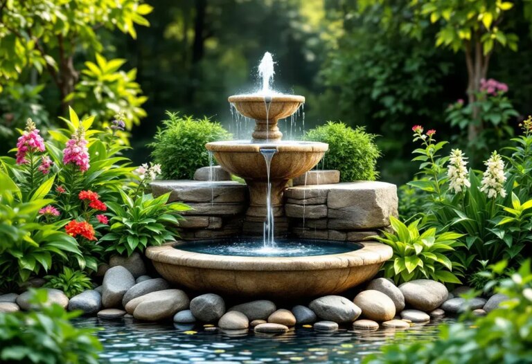 Fabriquer une fontaine de jardin facile