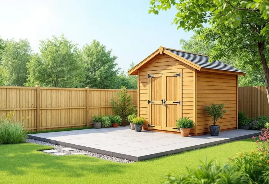 Abri De Jardin Sur Dalle Béton