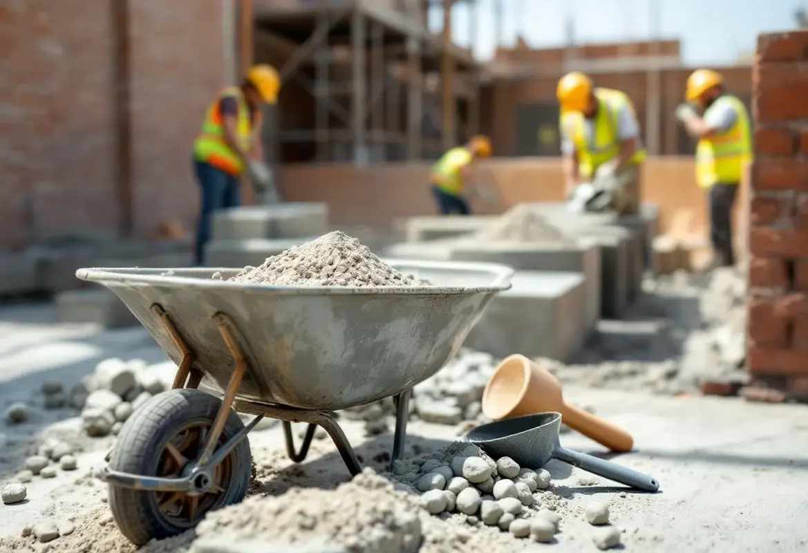 Combien de pelle de mélange pour un sac de ciment ?