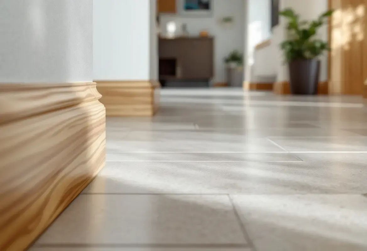 Peut-on mettre des plinthes en bois avec du carrelage ?