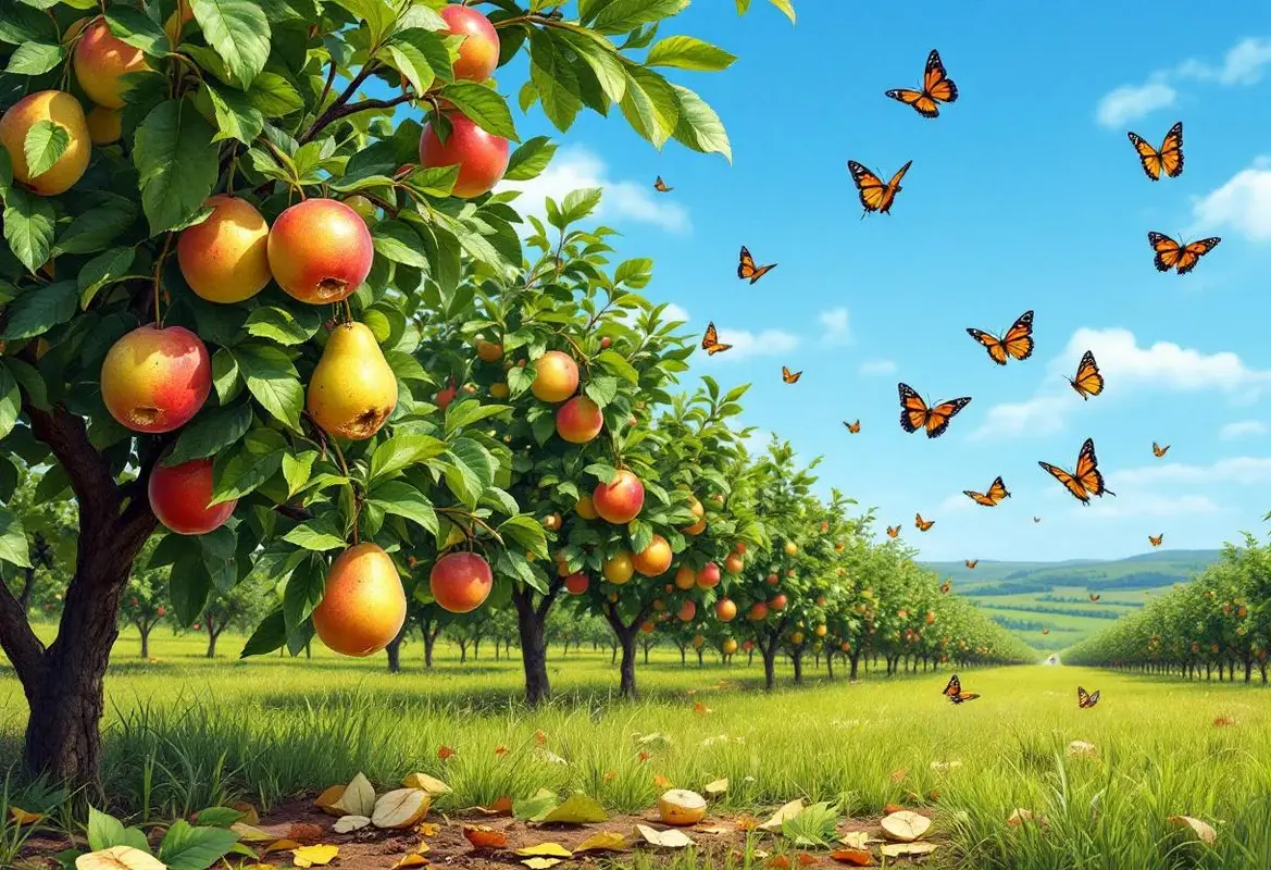 Papillon nuisible au verger : comment le contrôler efficacement