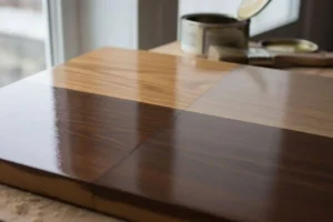 Quelle est la différence entre un vernis bois incolore et un vernis teinté ?