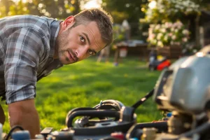 Remplacer courroie tracteur tondeuse Briggs et Stratton : mode d’emploi